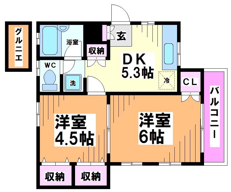 スクランブルⅠ 間取り