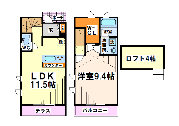 アヴェニール上北沢 間取り