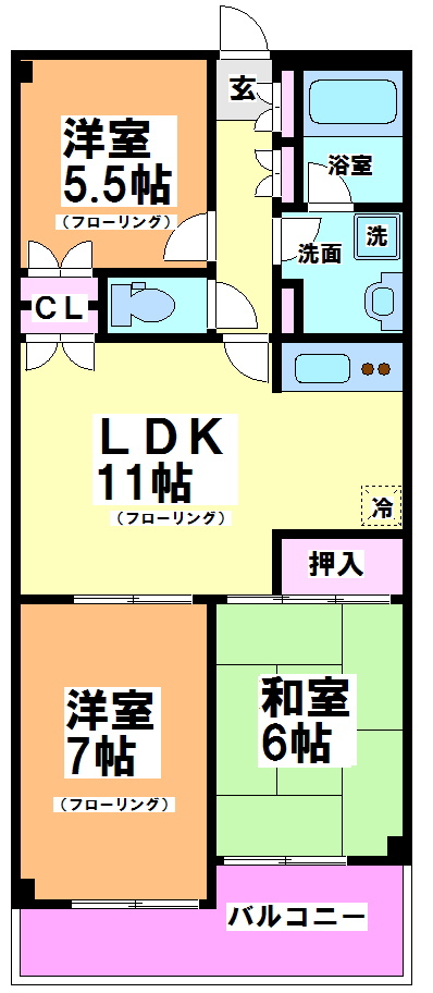 エレガンスチトセ 間取り