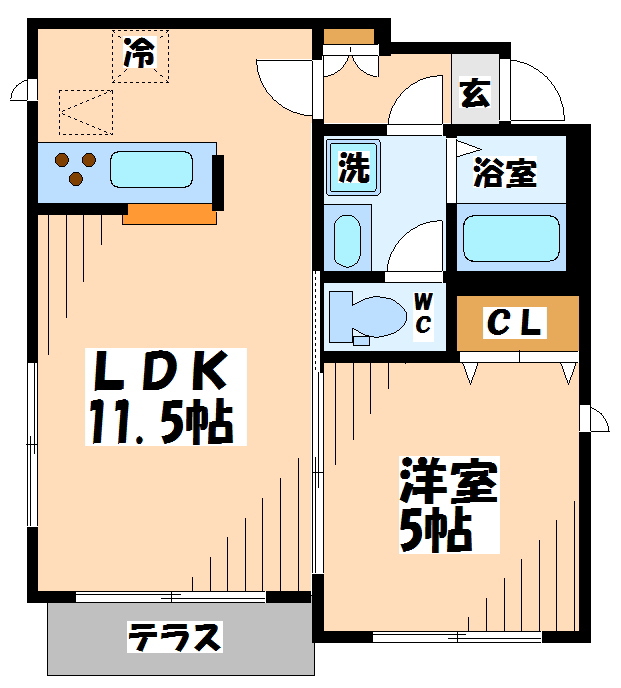 アルデバラン桜上水　916633 間取り