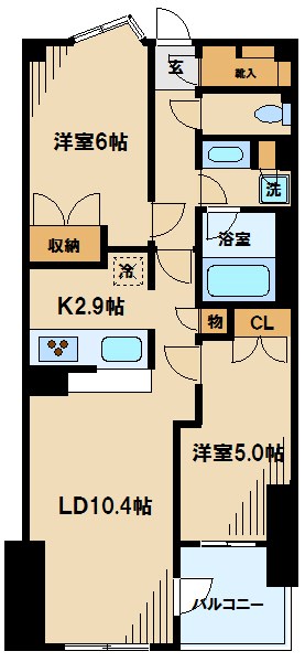 リビオ武蔵野中町 間取り