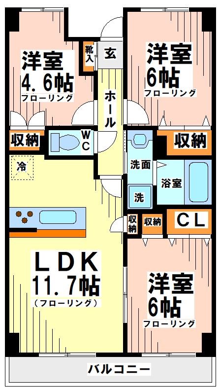 シンセリティ北烏山 間取り