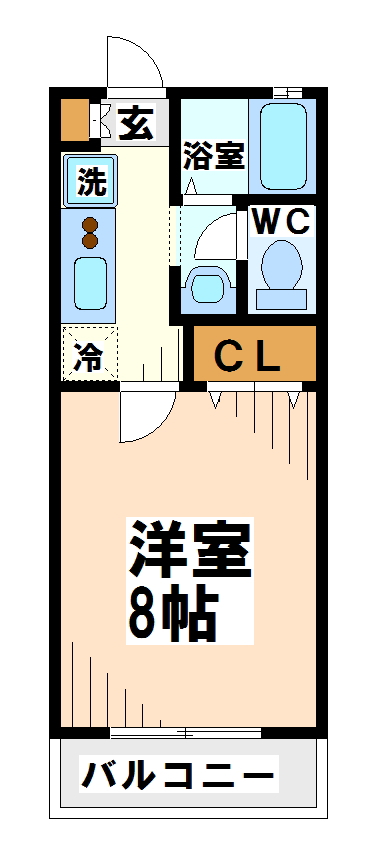 ベリエ世田谷 間取り図