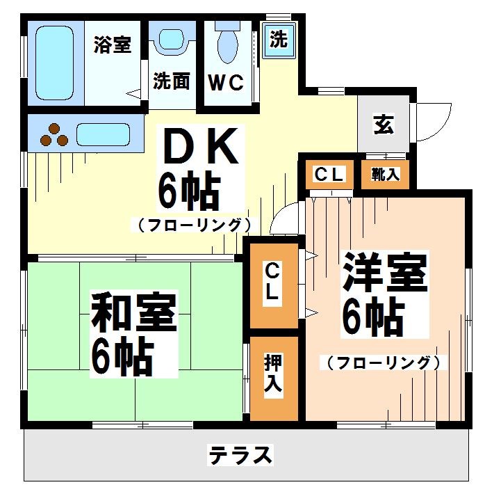 プリメア八幡山 間取り図