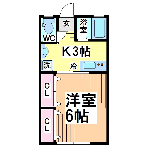 ペルシアーナ三鷹台 間取り
