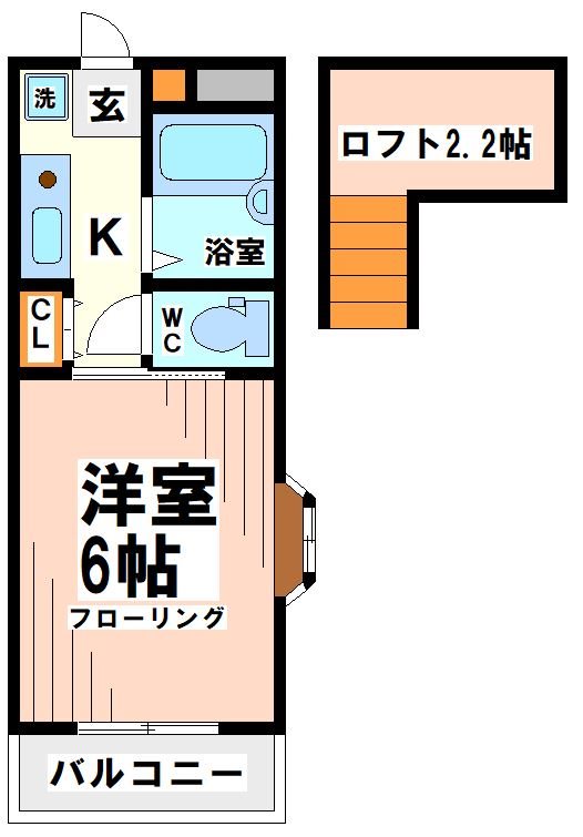 ウエストランド芦花  間取り図