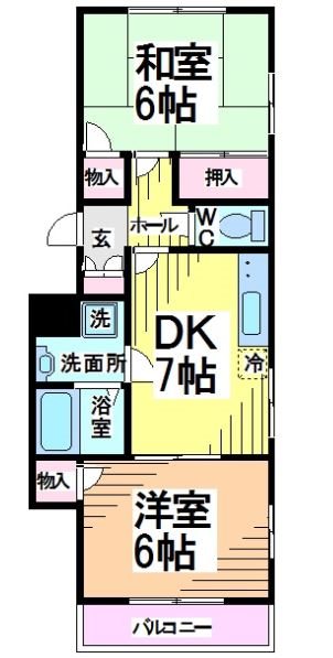 サンハイツ吉祥寺１号館 間取り図