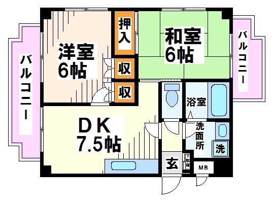 ボナール緑町 間取り