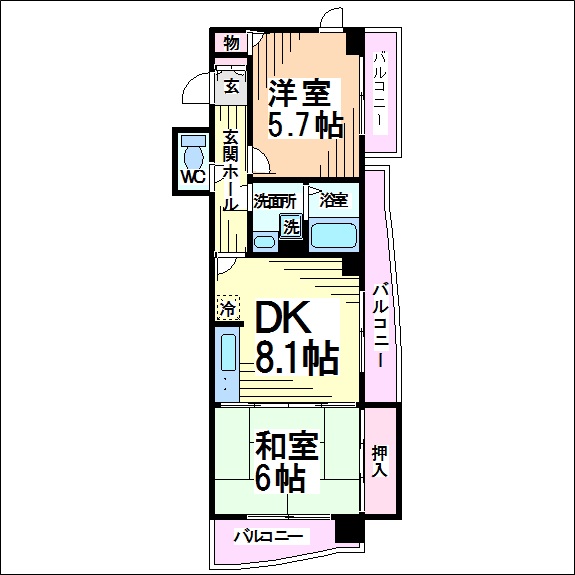 レジデンス武蔵野 間取り