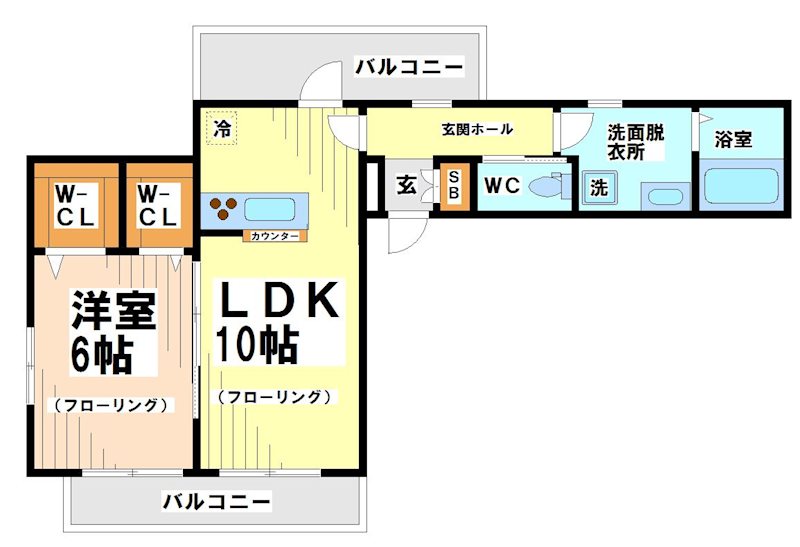 エルミタージュ桜上水南　当社管理物件  間取り