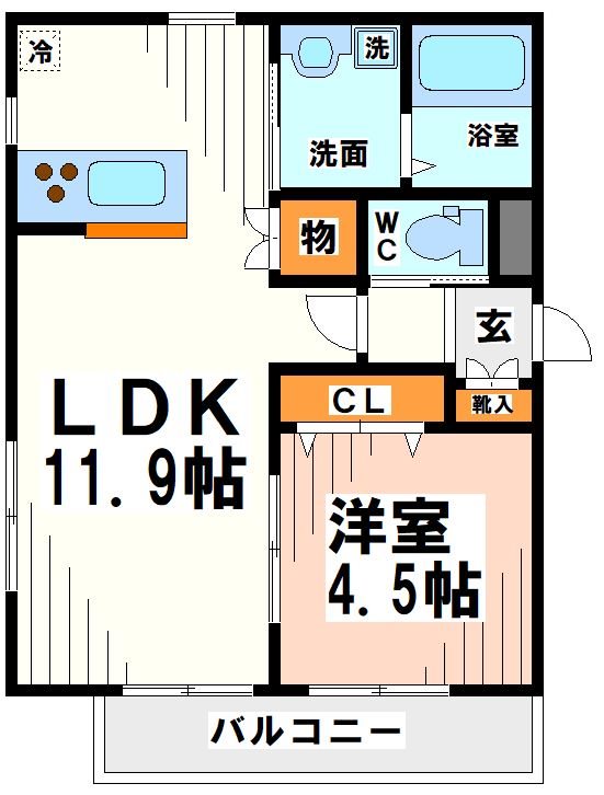 エルミタージュ桜上水南 間取り