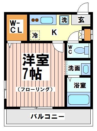 ニューソフィスリー上北沢 間取り図