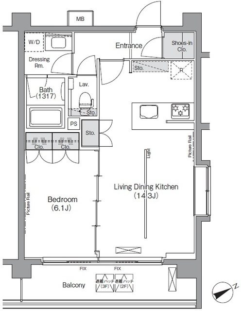 ラ・コルニーチェ 間取り