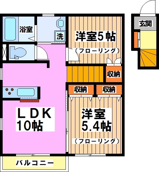 アンソレーユＫ 間取り