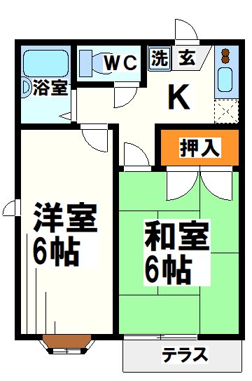 ハイム21 1060号室 間取り