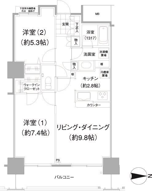 イストワール 間取り