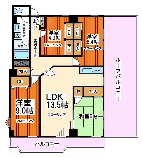 グランメール成城 間取り