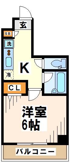 コンテント府中 間取り図