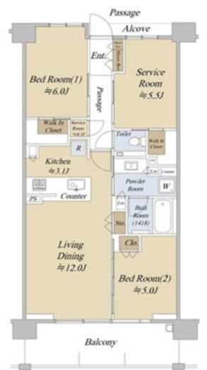 シティハウス吉祥寺北町 間取り