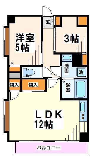 丸玉屋小勝ビル（当社管理物件） 間取り