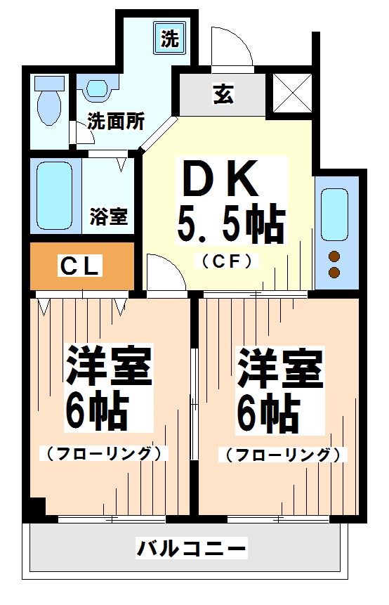 千代田マンション浜田山 間取り