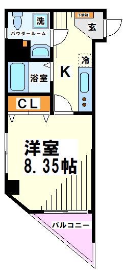 ルーブル府中壱番館 間取り