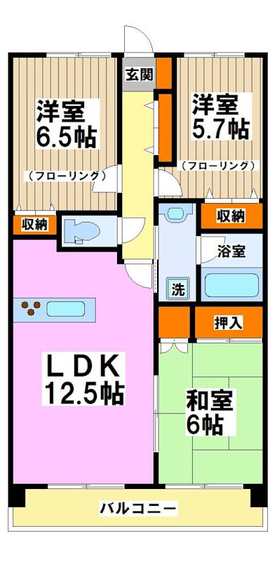 ライフステージ武蔵野 間取り