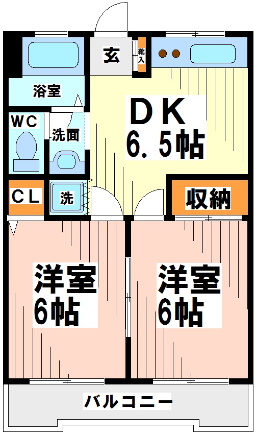 ケーアイマンション 間取り