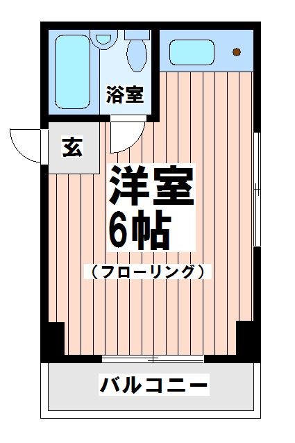 桜コーポ 間取り図