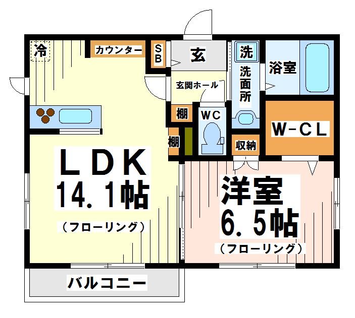 エルミタージュ永福町　弊社管理 間取り