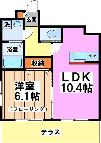 チャオ境南 間取り