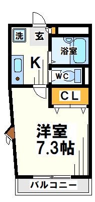 ヴェルデエステューディオ 間取り
