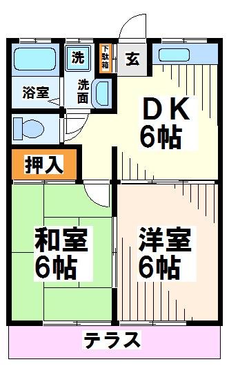 グロリアハイツ　当社管理物件 間取り