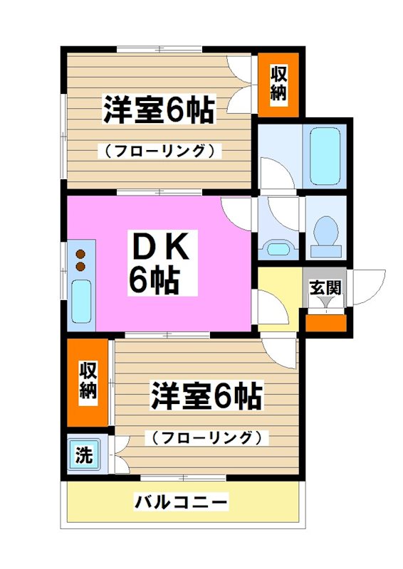 パレス銀鈴 間取り