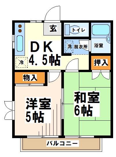 グレンアミニティII  間取り