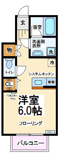 ガーネットハイツ 間取り図