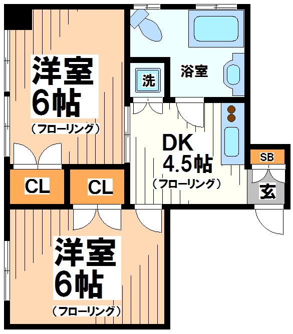 唐澤マンション 間取り図