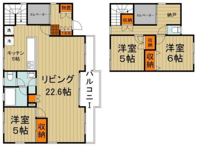 ラクセリア武蔵野中町（2年再契約型） 間取り