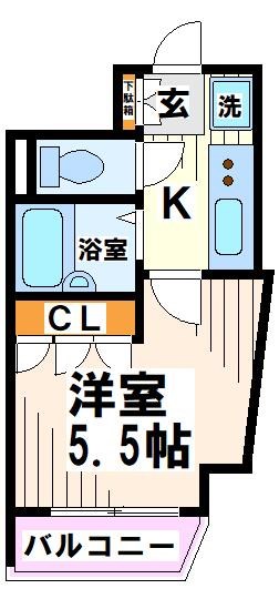 コンテント府中  間取り