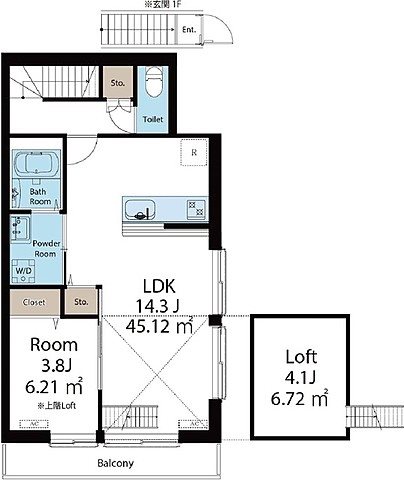 ＬＵＸ（ルークス） 間取り