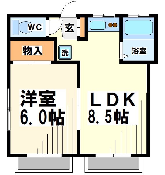 サンシティー 間取り図