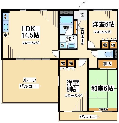 給田ＮＳマンション 間取り