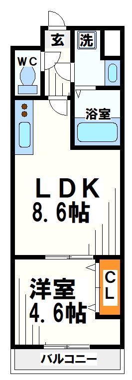 ウェルスクエア千歳烏山 1000号室 間取り