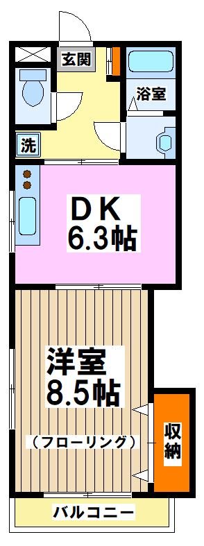 グリーンコテージ　カミゴ 間取り