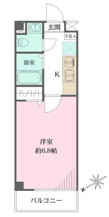 AZUメゾン西荻窪 間取り