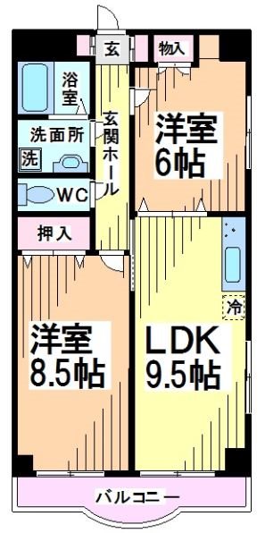 フォレスト武蔵野 間取り