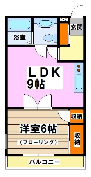 三鷹台クレッセントハウス　ウエスト 間取り図