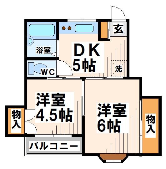 ジョイ・アスＮＯ１ 当社管理物件 間取り