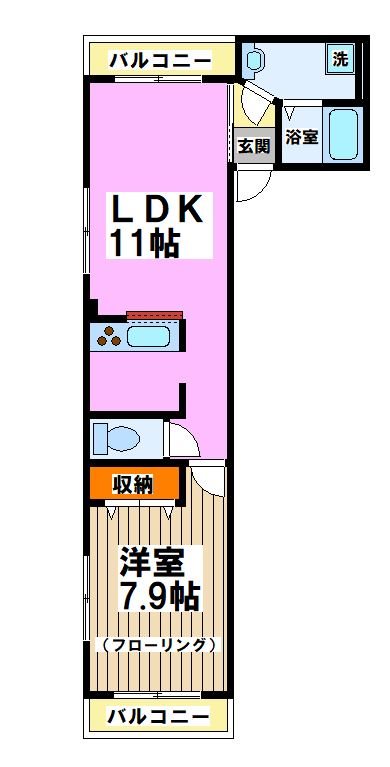 ホワイトメゾン久我山 間取り