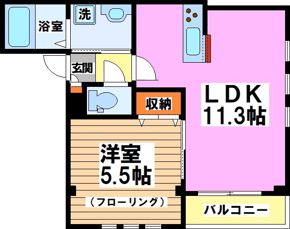 ラグージュ武蔵野 間取り